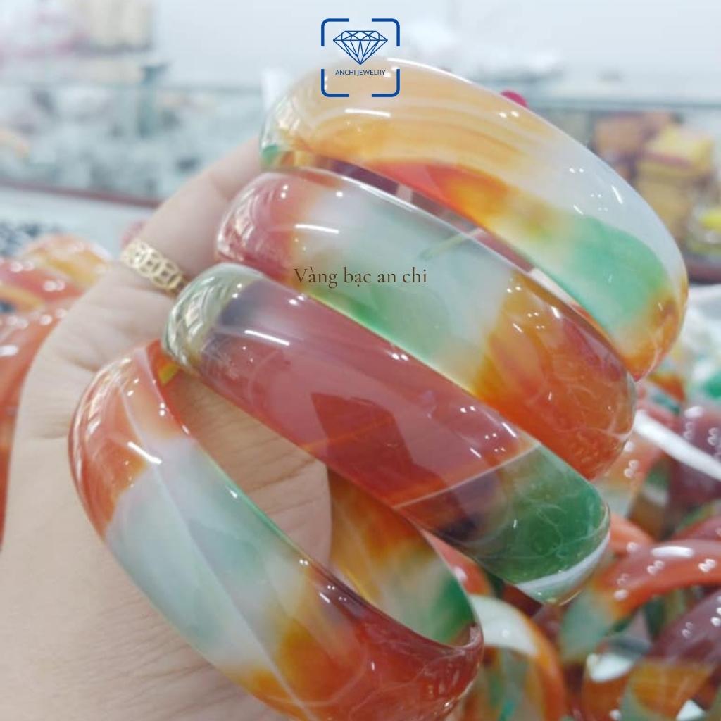 Vòng tay mã não bản hẹ