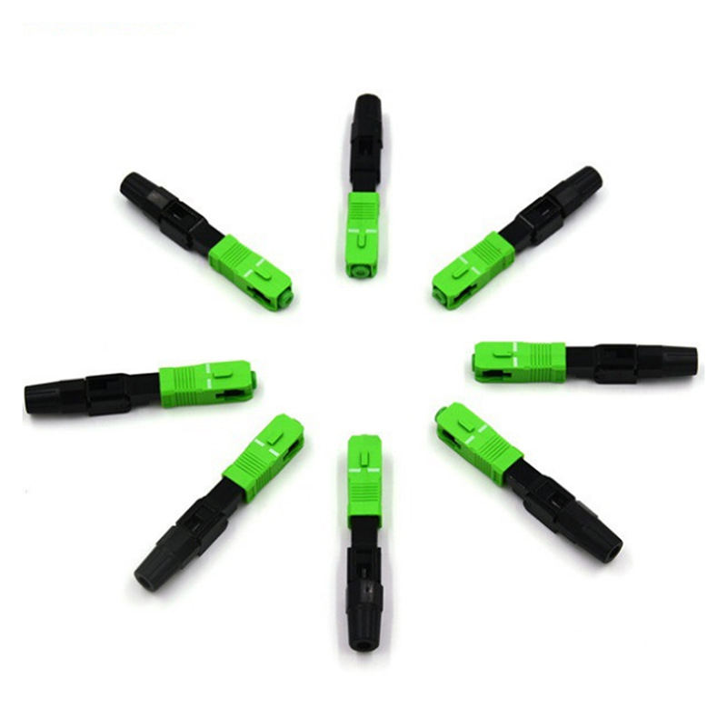 10pcs Single-Mode Fiber Optic SC APC Quick Fast Field Assembly ...
