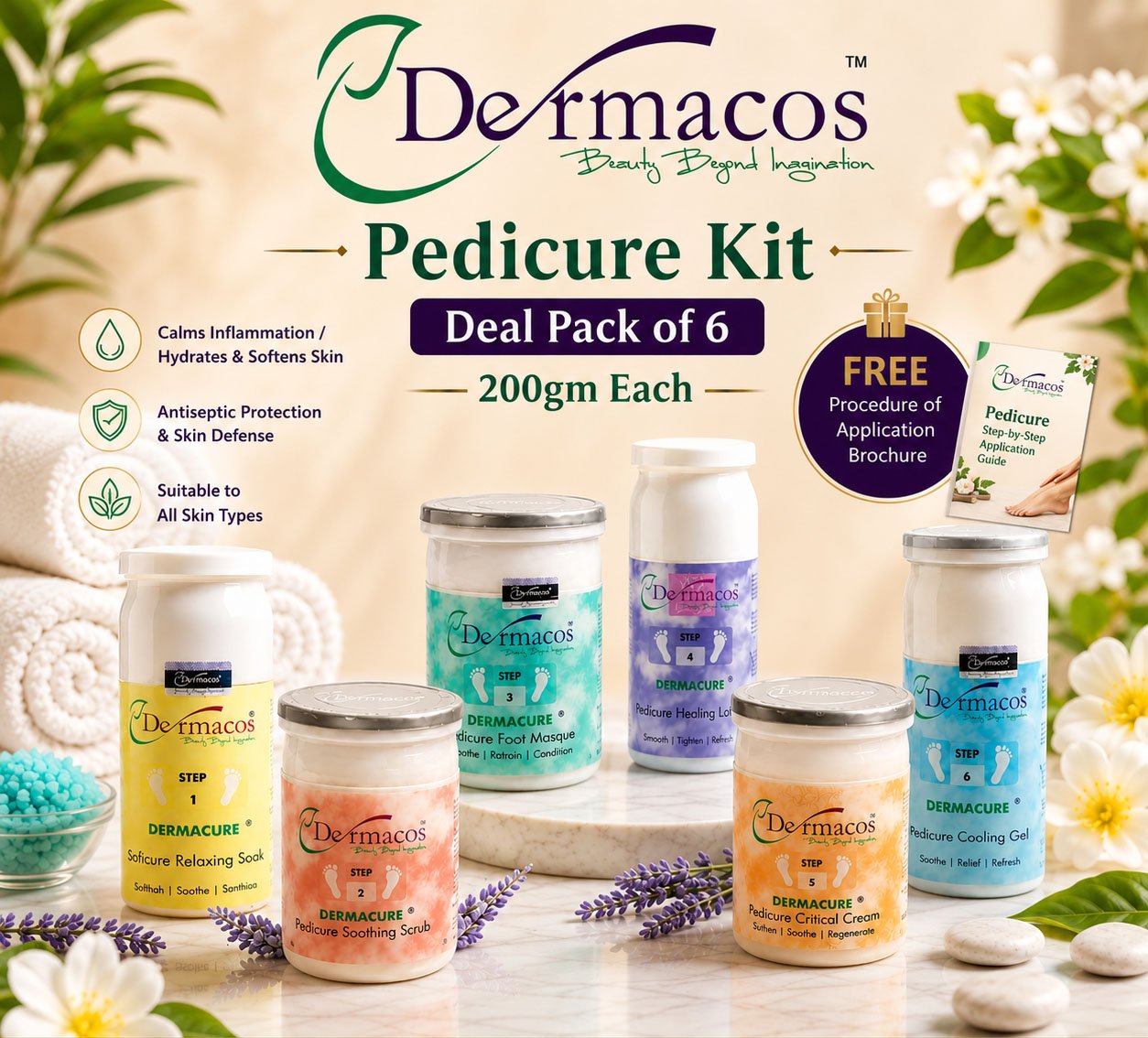 Pedicure%20Kit%20(200ml%20Each)%20Pack%20of%206%20%7C%20Foot%20Care%20for%20a%20Soft,%20Fresh%20Feel%20%7C%20200ml%20each,%20Pack%20of%206%20-%20Image%202