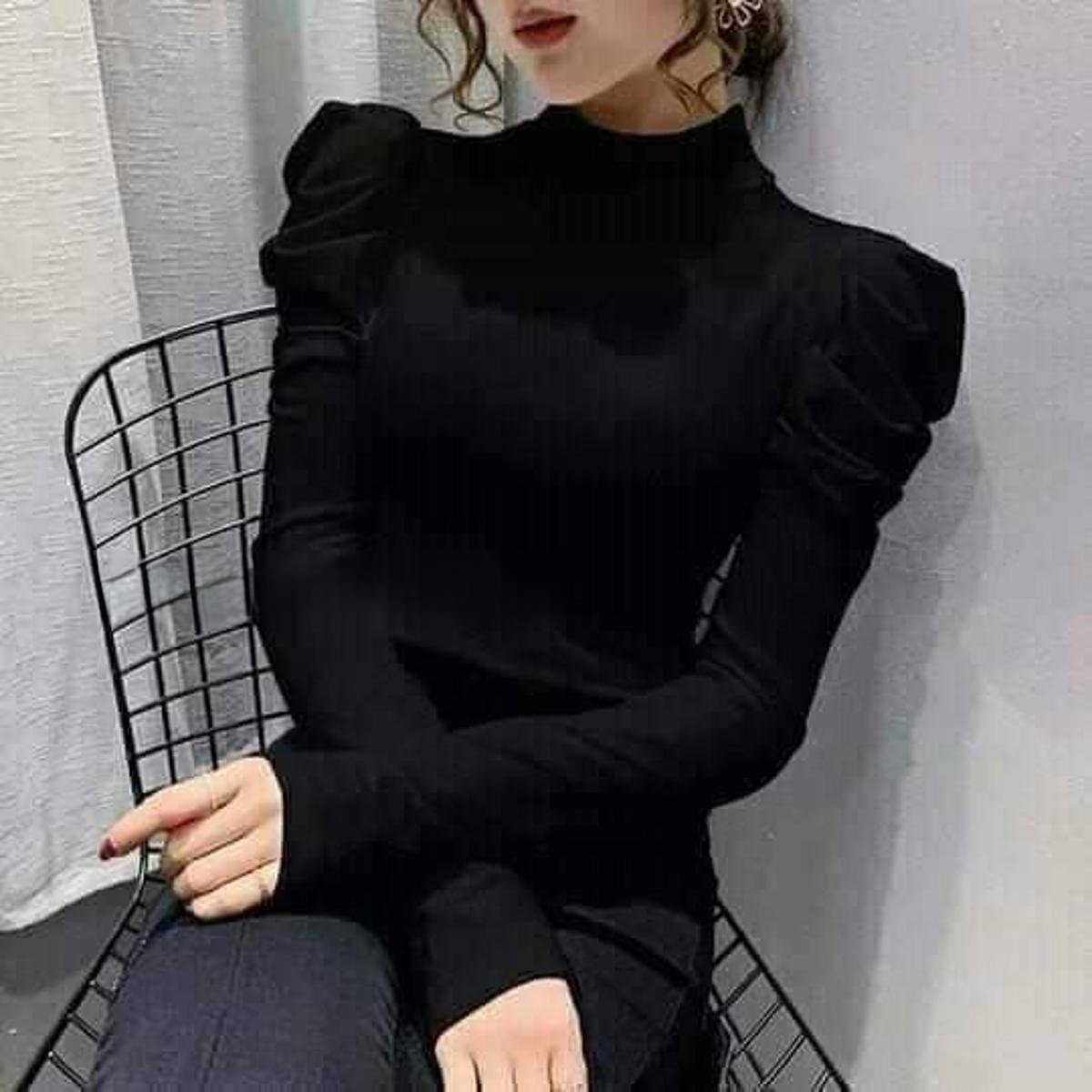 Full sleeve full body crop top blouse for womens and girls.