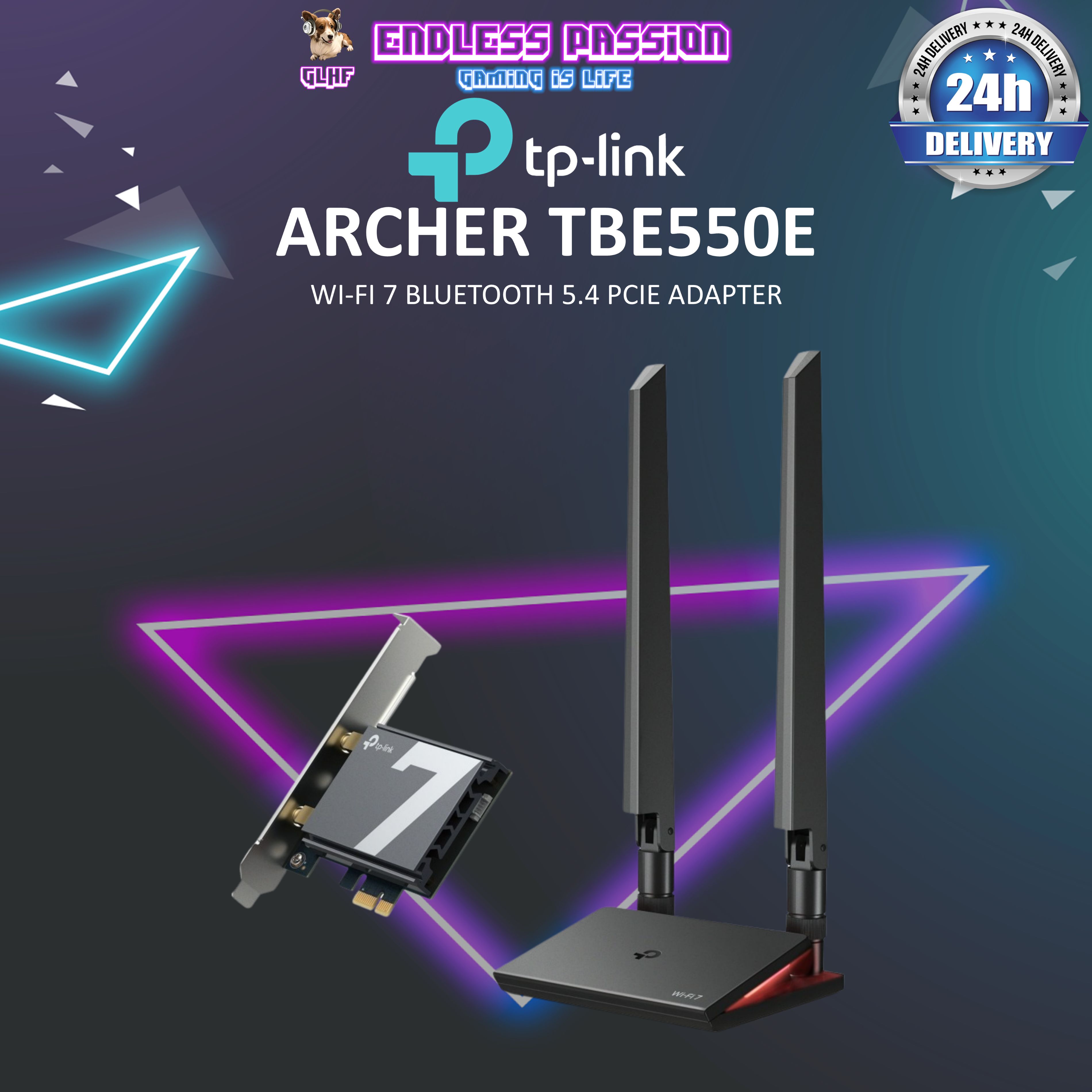 TP-Link Archer TBE550E Wi-Fi7 PCIeアダプター TP-Link Archer