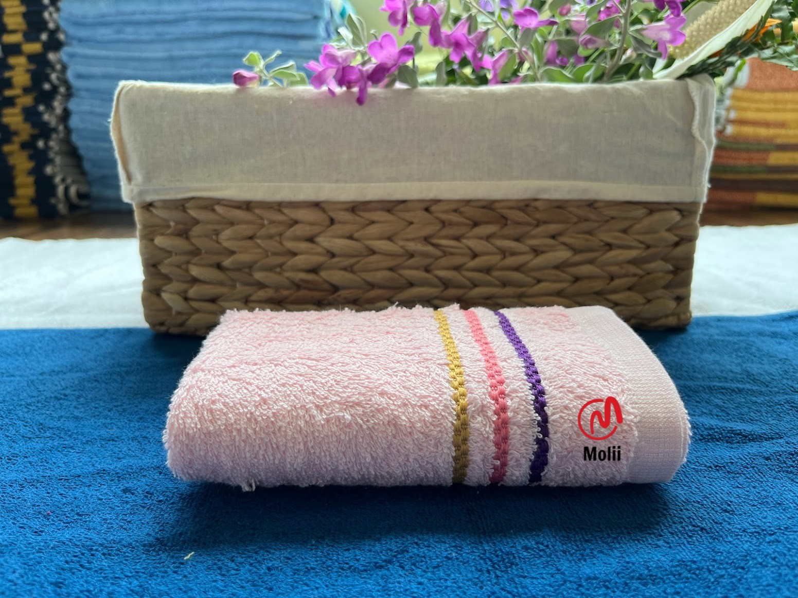Khăn mặt 100% cotton cao cấp 35x60cm, 35x65cm