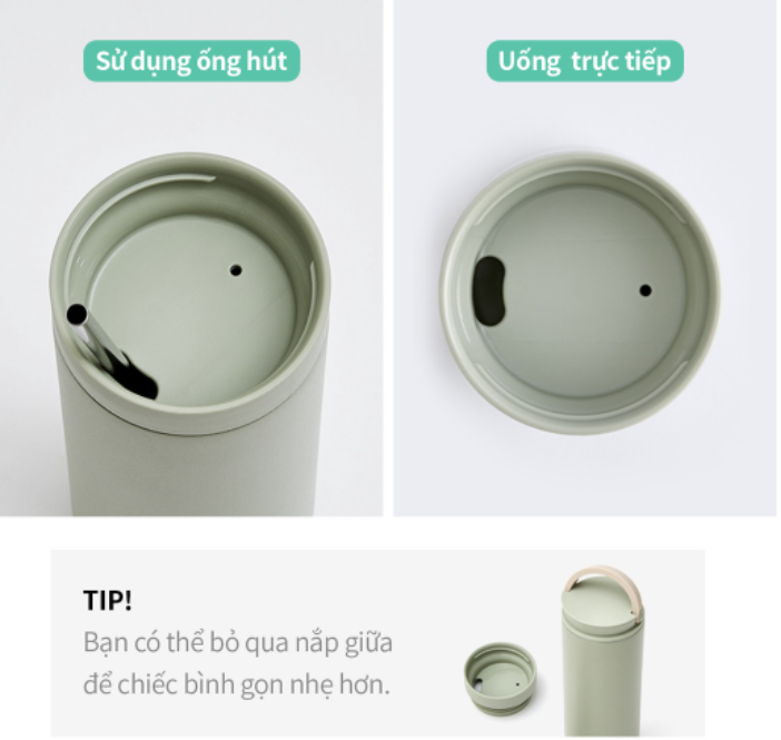 Bình giữ nhiệt Lock&Lock Metro Two Way 475ml - LHC4274