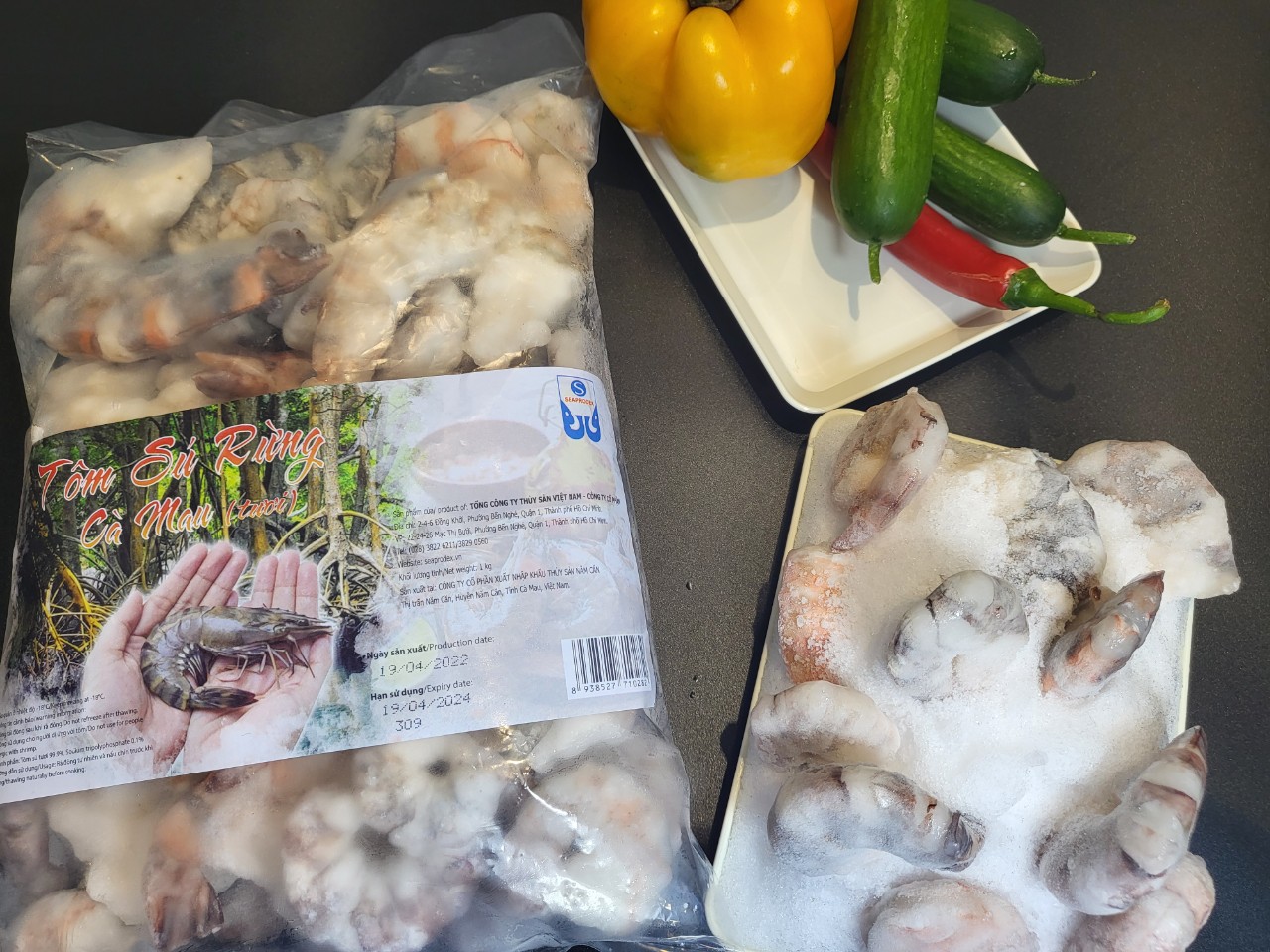 Tôm sú vụn tươi - Túi 1kg