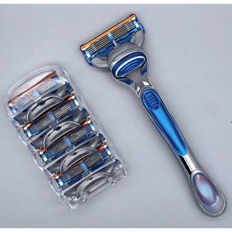 Bộ dao cạo râu và 4 lưỡi cạo thay thế dành cho Gillette Fusion 5