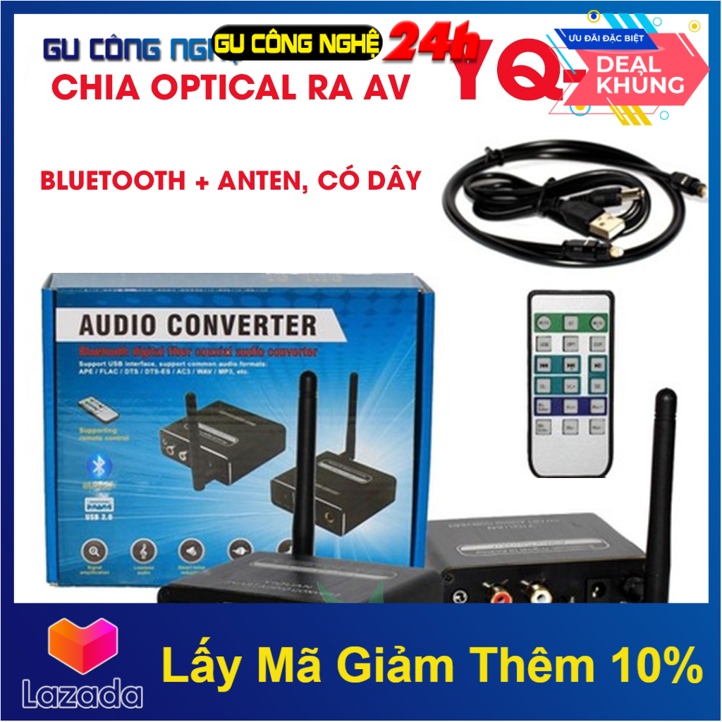 Bộ chuyển đổi âm thanh yiqian yq-31 bluetooth 5.0
