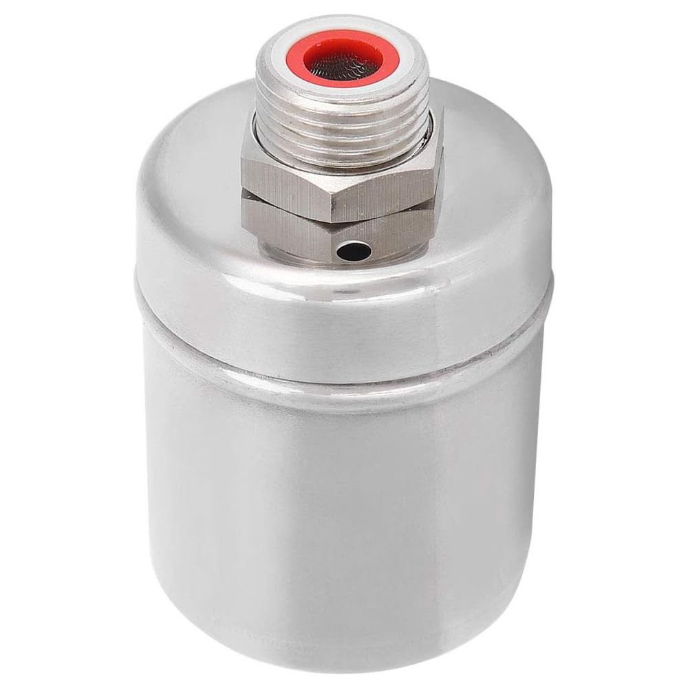 MIKIYO FASHION Stainless Steel Floating Ball Valve Automatic Water G1/2 Water Level Control Valve Automatic Water Control Valve Water Float Valve Water Tank Sink Tower Pools