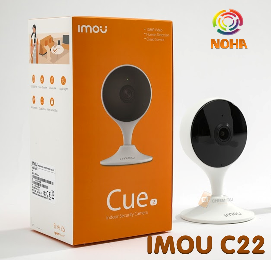 Camera imou c22ep 2mp, camera wifi trong nhà imou c22ep 2m 1080p cue 2c 2e c22ep đàm thoại 2 chiều full hd
