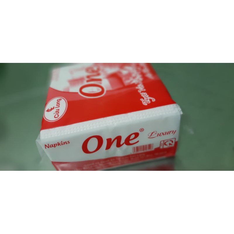 Giấy ăn vuông one cửu long 50 tờ ( 1 gói )