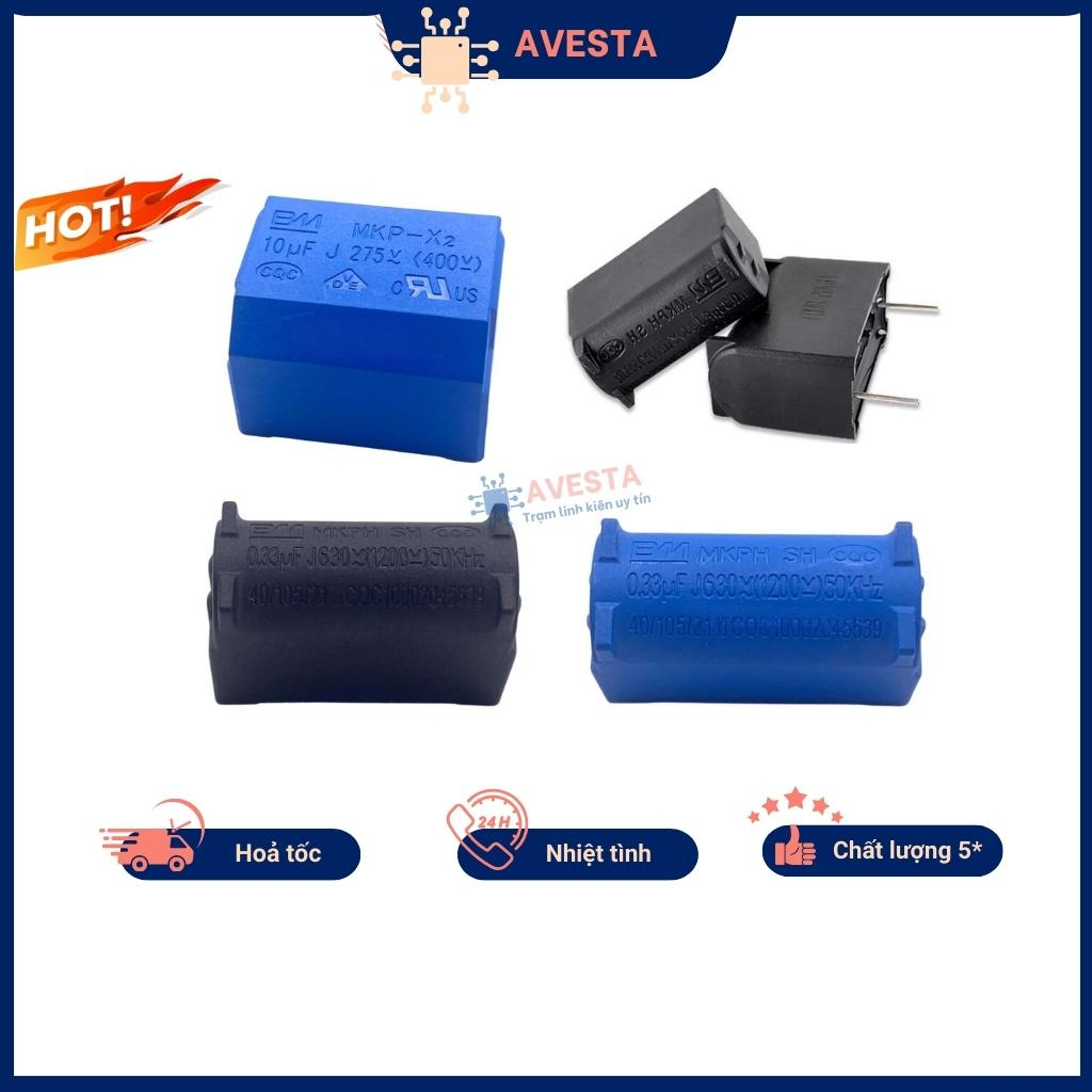 Tụ bếp từ 0.27uf 0.33uf 2uf 5uf 8uf 10uf chính hãng avesta