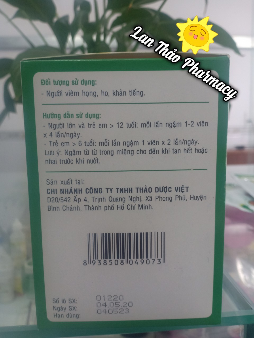 [lẻ 1 gói 8 viên] Kẹo ngậm ho viêm họng Hatitux - kẹo cay con ếch