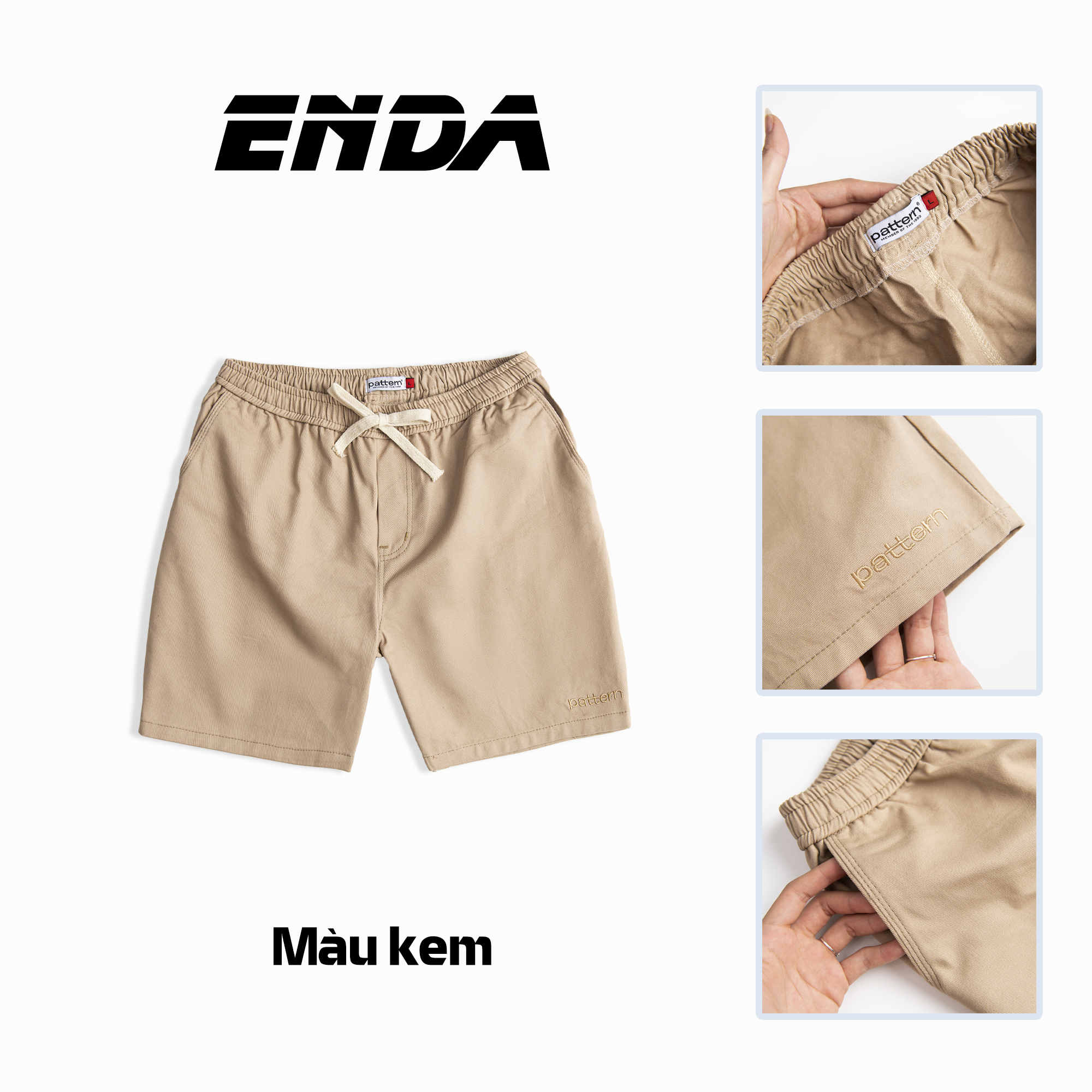 Quần đùi kaki ENDA STORE cạp chun