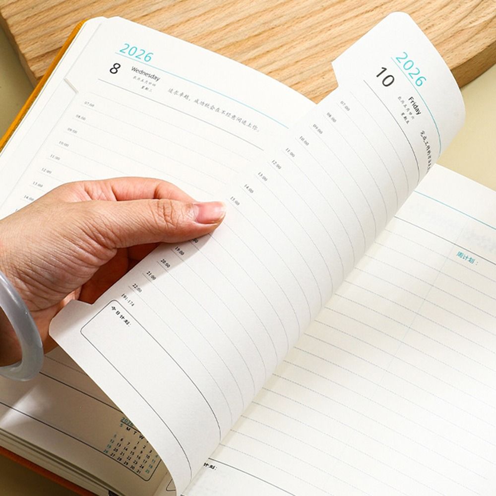 Diary Notepad English 2026 Schedule Planner Notepad Wear-resistant ...