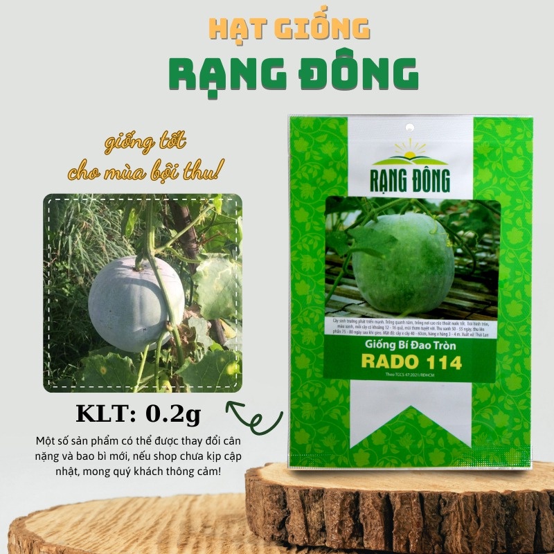 Hạt giống Bí đao trái tròn - H2T FARM