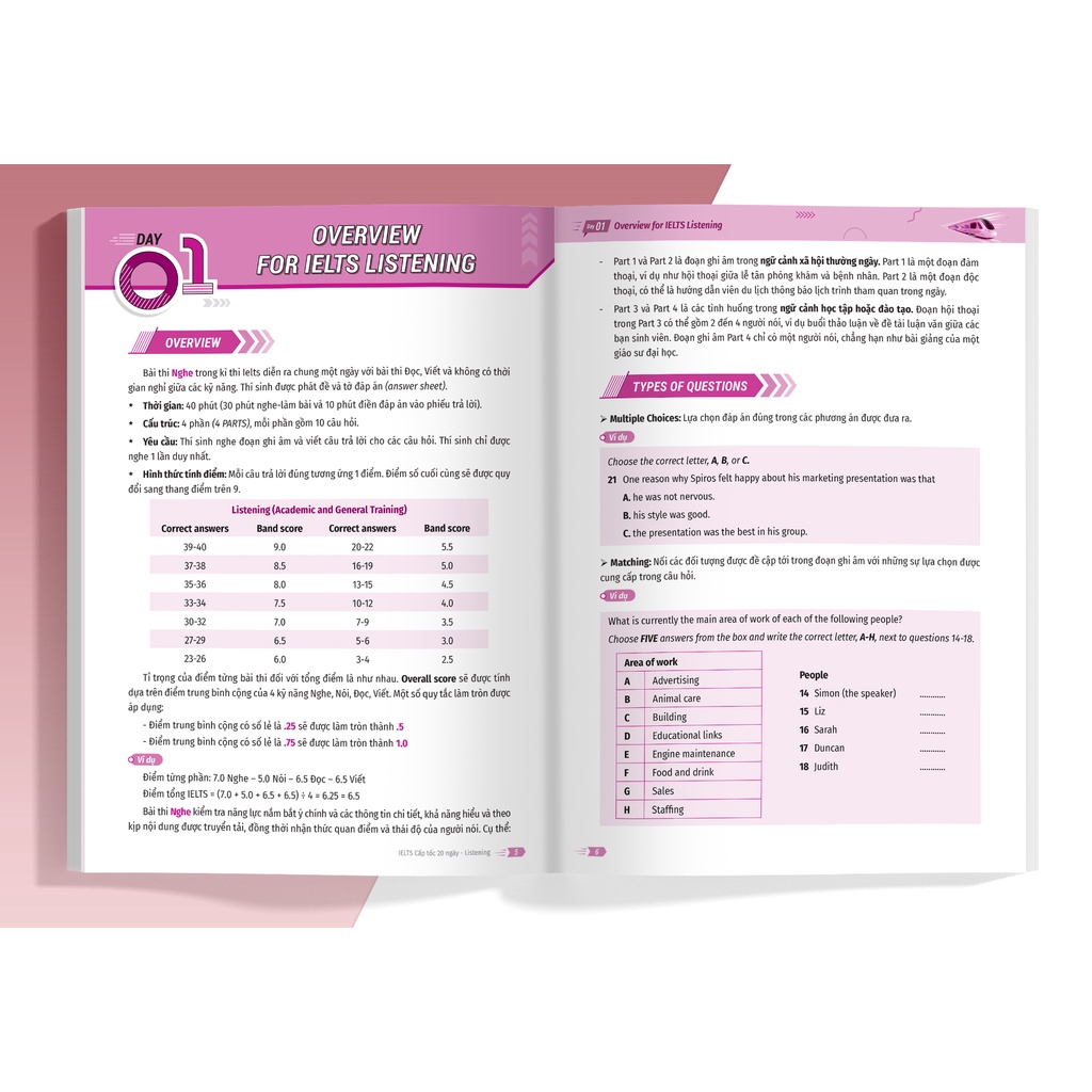 Sách IELTS Cấp Tốc - 20 Ngày Listening (Bộ sách đầu tiên giúp giảm 2/3 thời gian ôn thi)