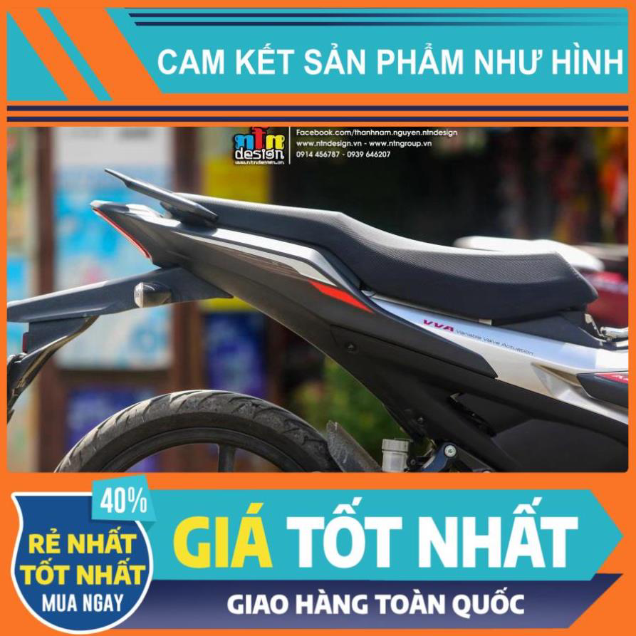Tem rời Exciter 155 đen nhám - mẫu mới 2023 đỏ bạc