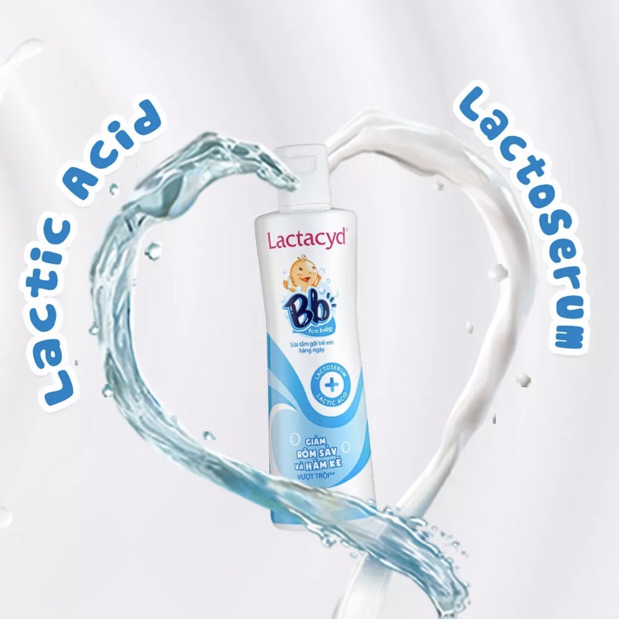 (Chính hãng) Lactacyd cho bé giảm rôm sảy và hăm kẽ 250ml