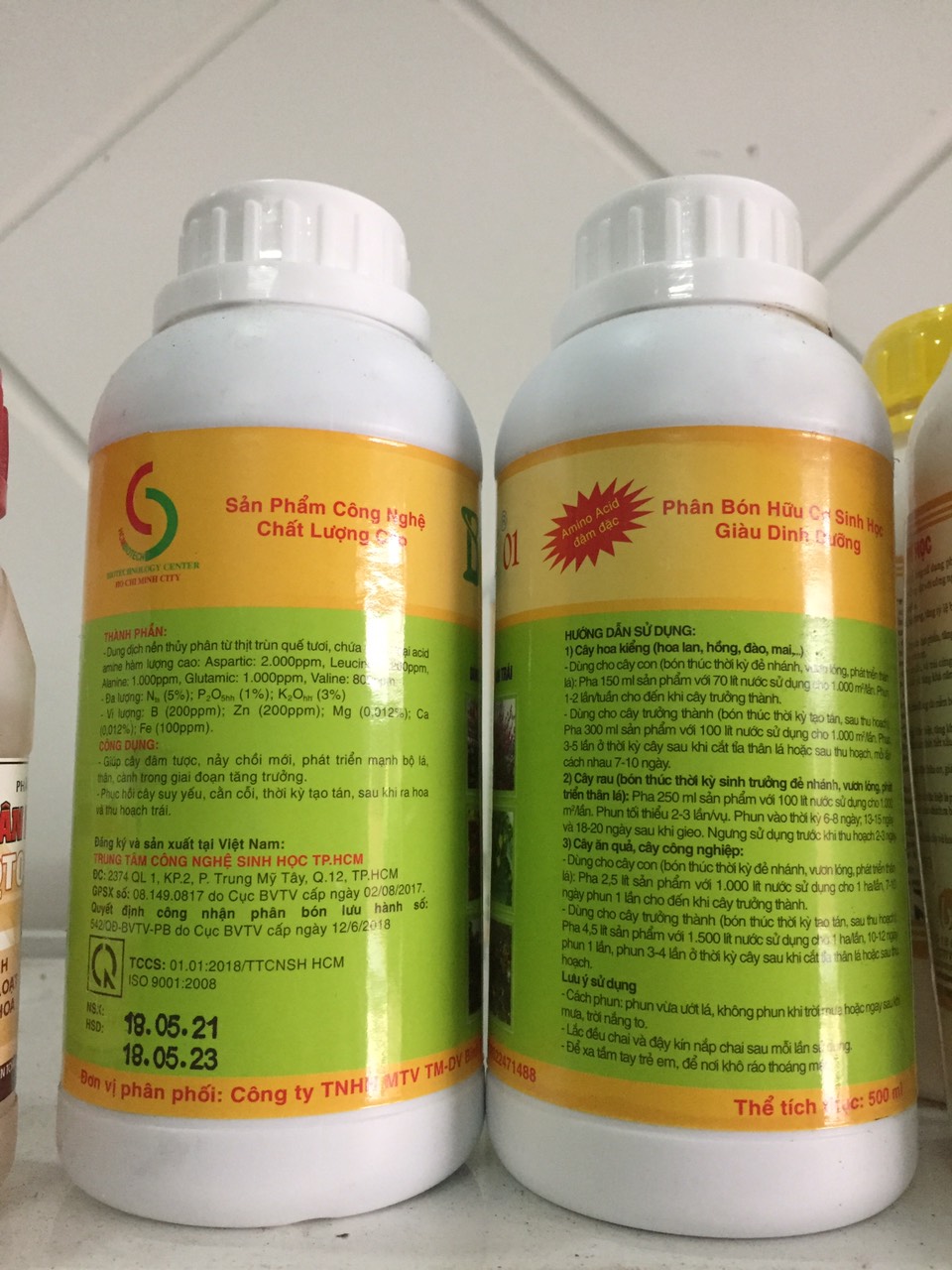 [HCM]Phân bón hữu cơ BIO TRÙN QUẾ 01 chai 500ml