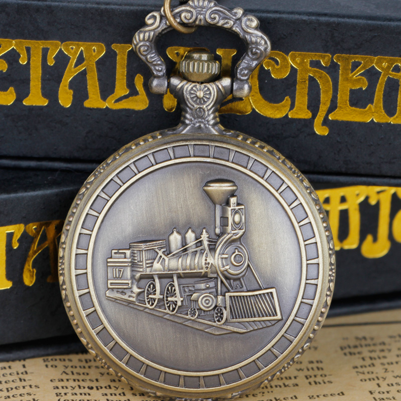 Good selling】Train Front Locomotive Engine Necklace Pendant