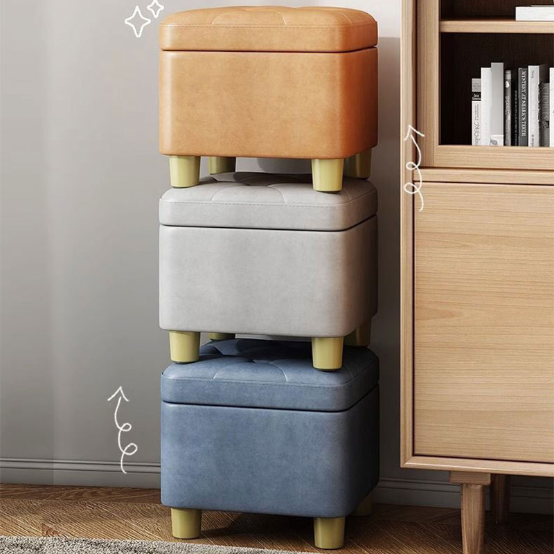 NFA tabouret Household storage receive a stool Entry shoe changing stool Rectangular stool Shoe stool Small chair and low stool