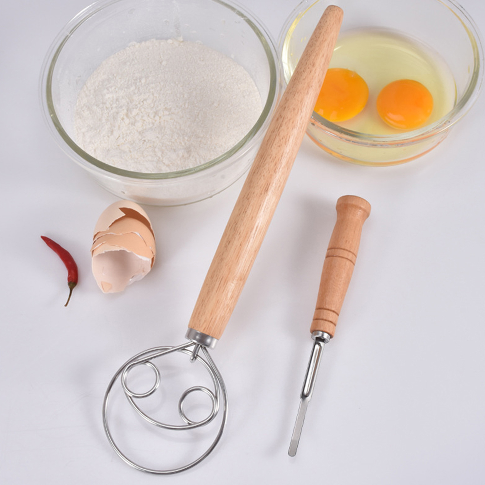 Heavy Duty Bread Lame Bread Making Supplies Complete Sourdough Bread Baking Kit 11pcs Set with Basket Cloth Liner Whisk Lame Scraper More Perfect for Homemade Artisan Bread Making