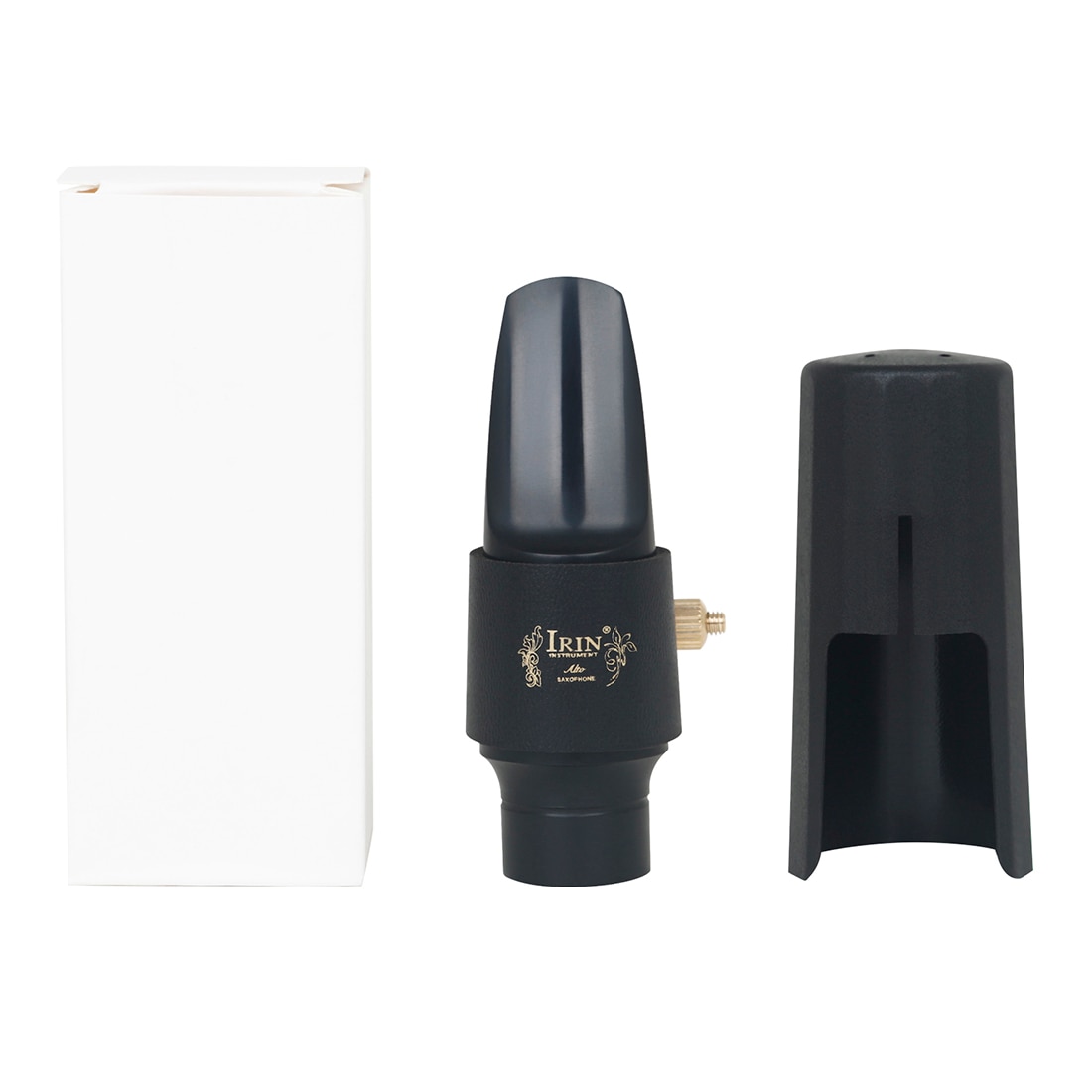 IRIN Alto Saxophone Mouthpiece Set Ligature Clip Flute Head Cap For Alto Saxophone Parts Woodwind Musical Instrument Accessories
