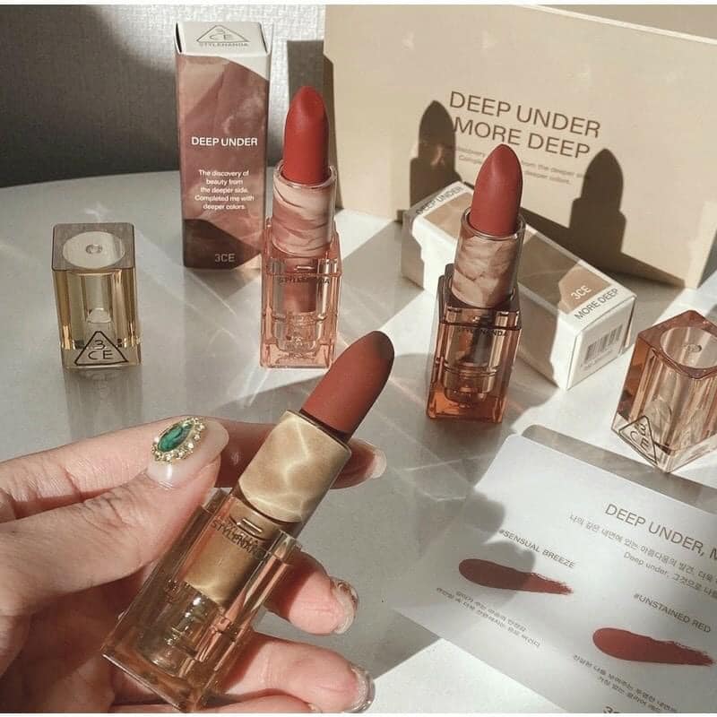 Son Thỏi Lì 3.C.E Soft Matte Lipstick DEEP UNDER - MORE DEEP