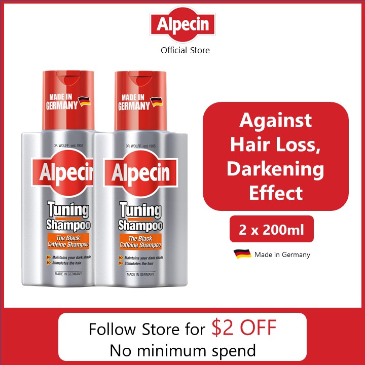 Alpecin Hybrid Shampoo 2x 250ml - Natural Hair Growth Shampoo For Men - Made In Germany | Buy Now With Express International Delivery - View #4