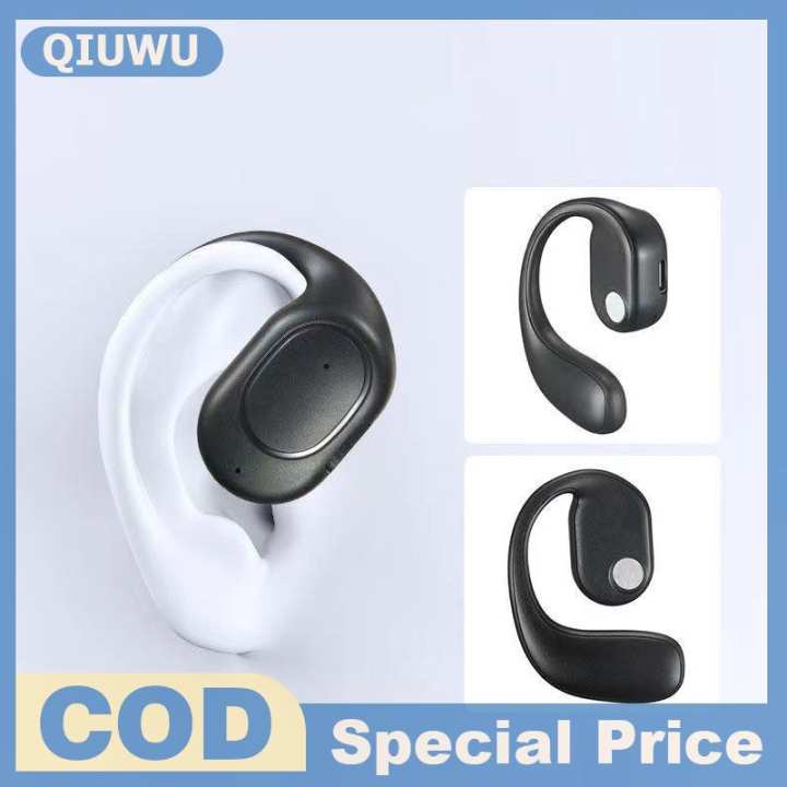 QIUWU Tai Nghe Không Dây Với Màn Hình Hiển Thị Kỹ Thuật Số Với Microphone Tai Nghe Khử Tiếng Ồn Tai Nghe Cho Lái Xe Audifonos C - Hình ảnh 7