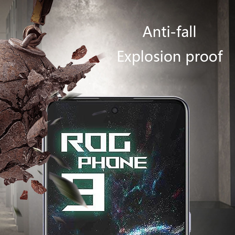 【Ready Stock】Sroof Tempered Glass Film For Asus ROG Phone 9 Pro High-Definition Full Screen Protector Anti-Scratch.