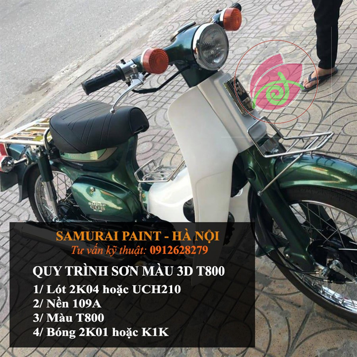 Sơn xịt Samurai màu 3D Khameleon - T800