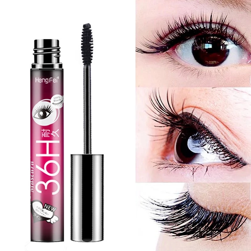 4D Smudge-proof Mascara Waterproof Eyelash Fiber Black Ink Rimel Curling Eye Lash lengthening Extension Volume Mascara