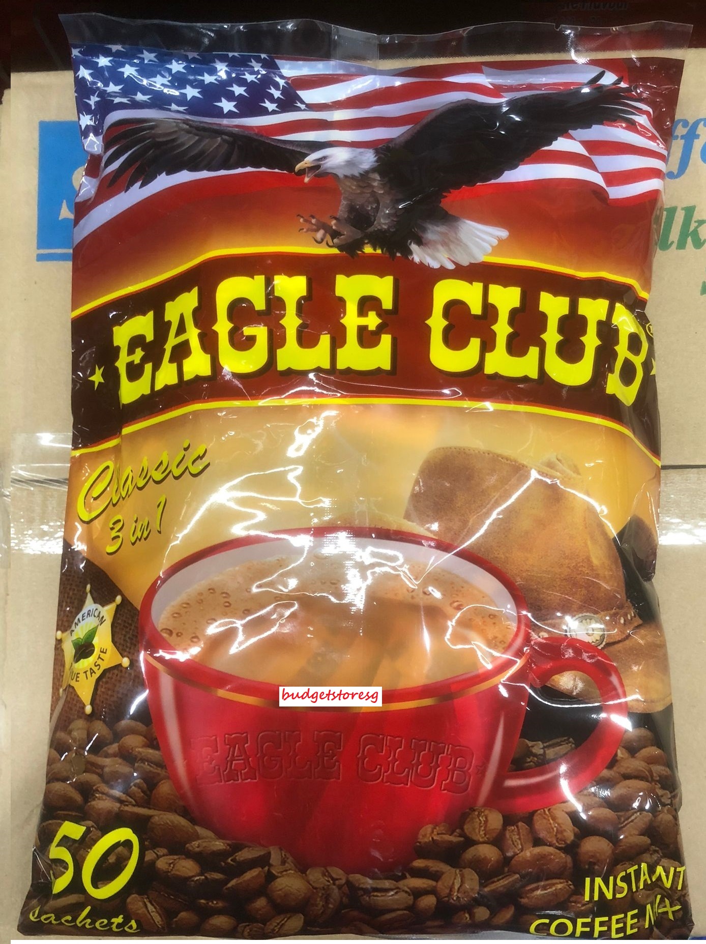 Eagle Club Classic Instant Coffee Mix 3in1 50 sachets x 16g Lazada
