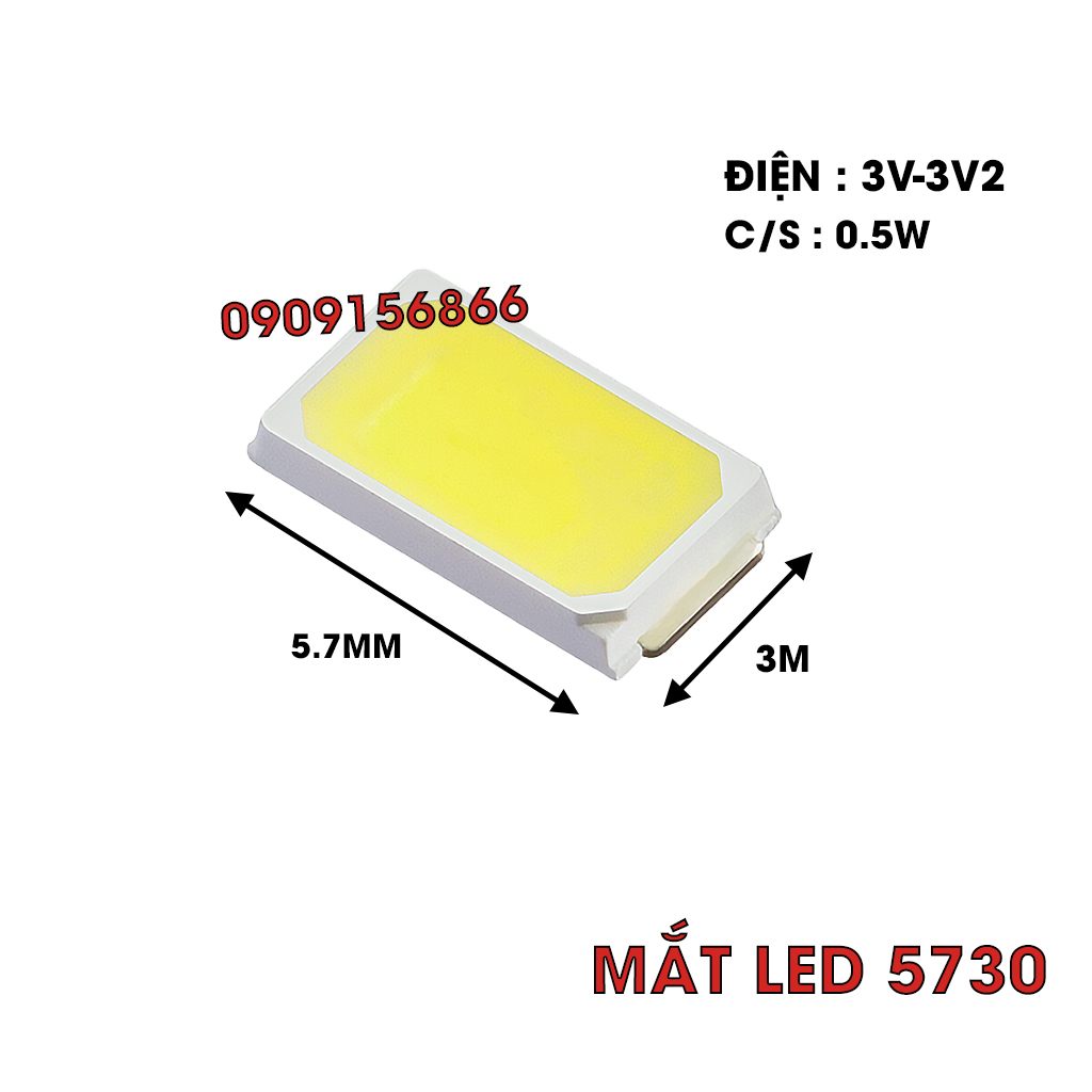 5730 Led Eye Light Source (Combo of 50 Leds)