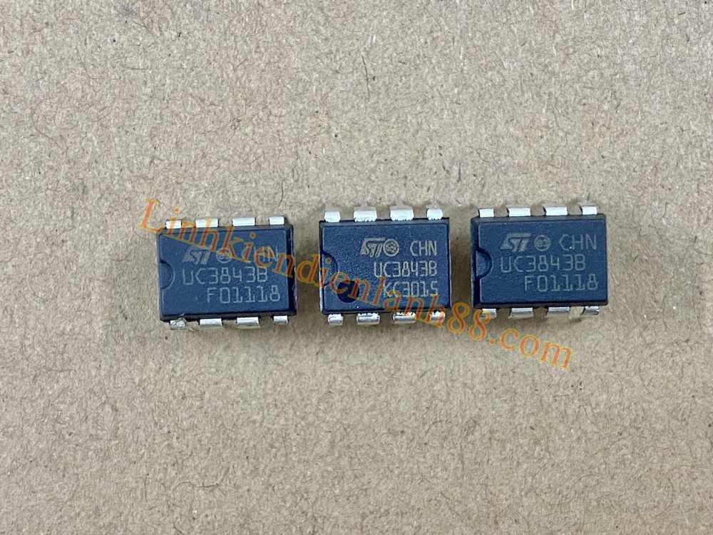 2 con UC3843 UC3843B DIP-8 chính hãng ST