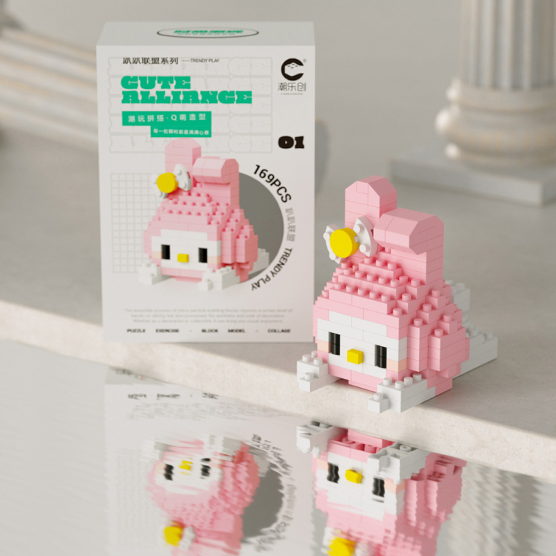 Sanrio Compatible Small Particle Building Blocks Assembled Toys