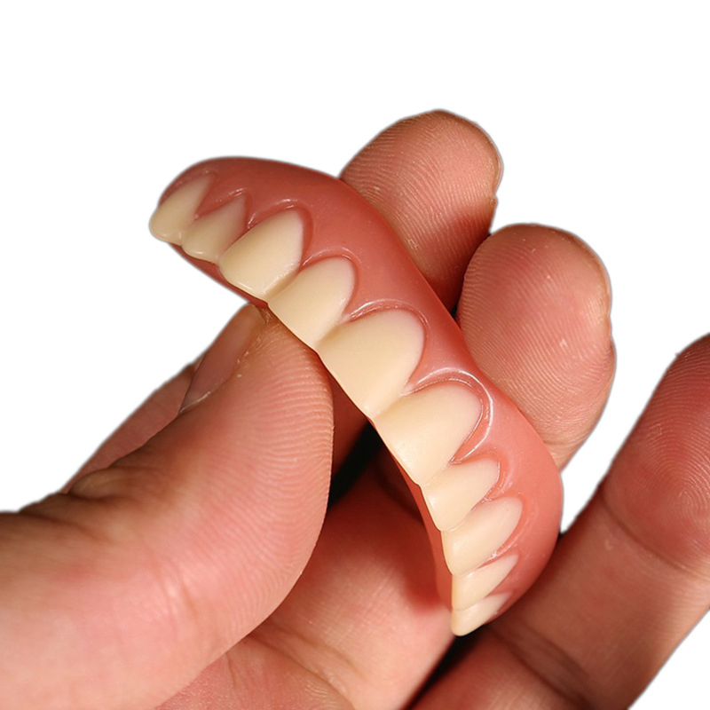 Instant Smile Veneer Silicone Fake Teeth Cover Upper&lower False Tooth Dental Veneers Teeth Fausse Dent Tanden Carillas Dentales LINGLE. 