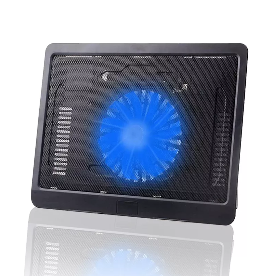 Q5 POWERFUL USB LAPTOP COOLER PAD WITH LAPTOP STAND ICE COOLING MUTE ADJUSTABLE HEIGHT 12 TO 17