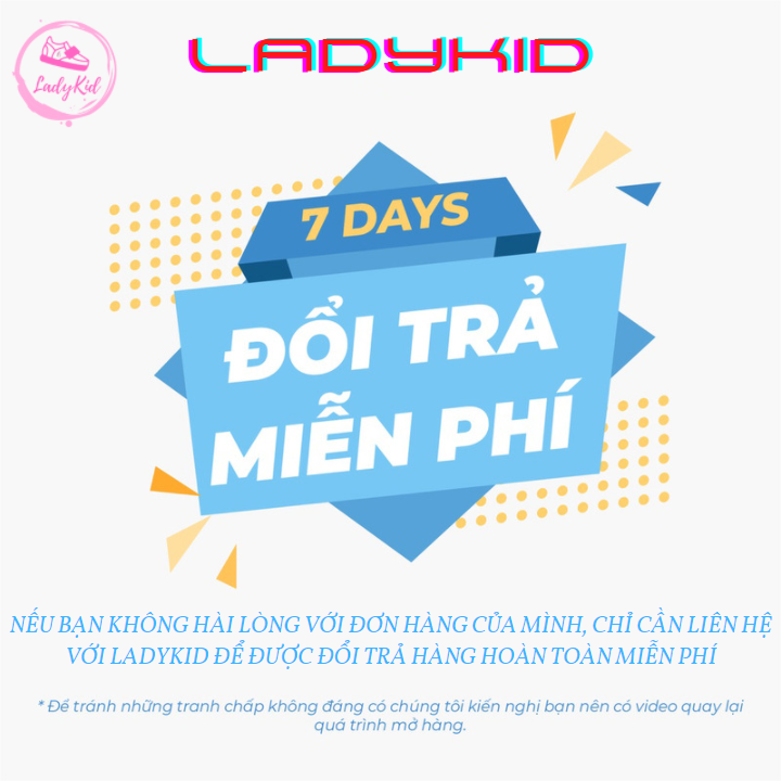 Giày nữ ,Giày Thể Thao Nữ Màu Basic Chất Liệu Da Mềm LADYKID 68790