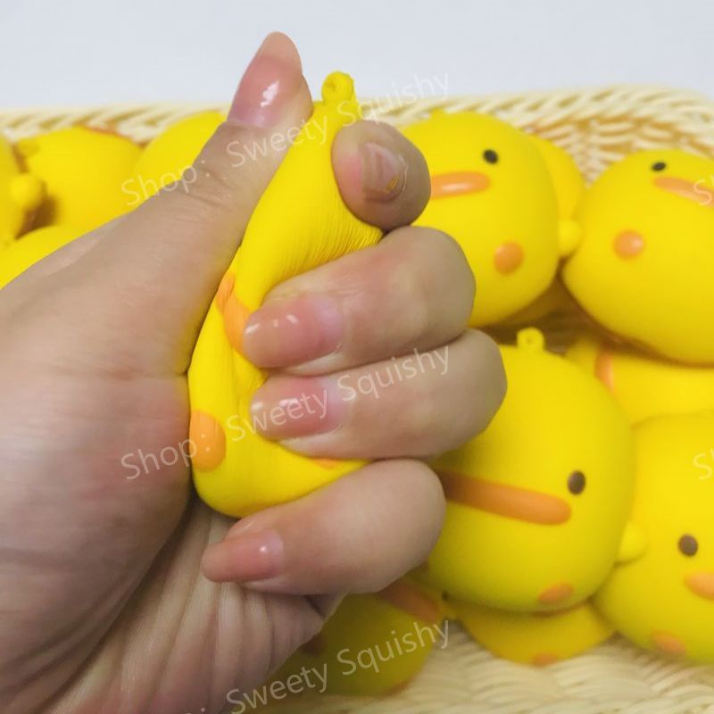 Yellow Duck Slow Rebound Decompression Vent Toy Squishy Slow Rising Toy