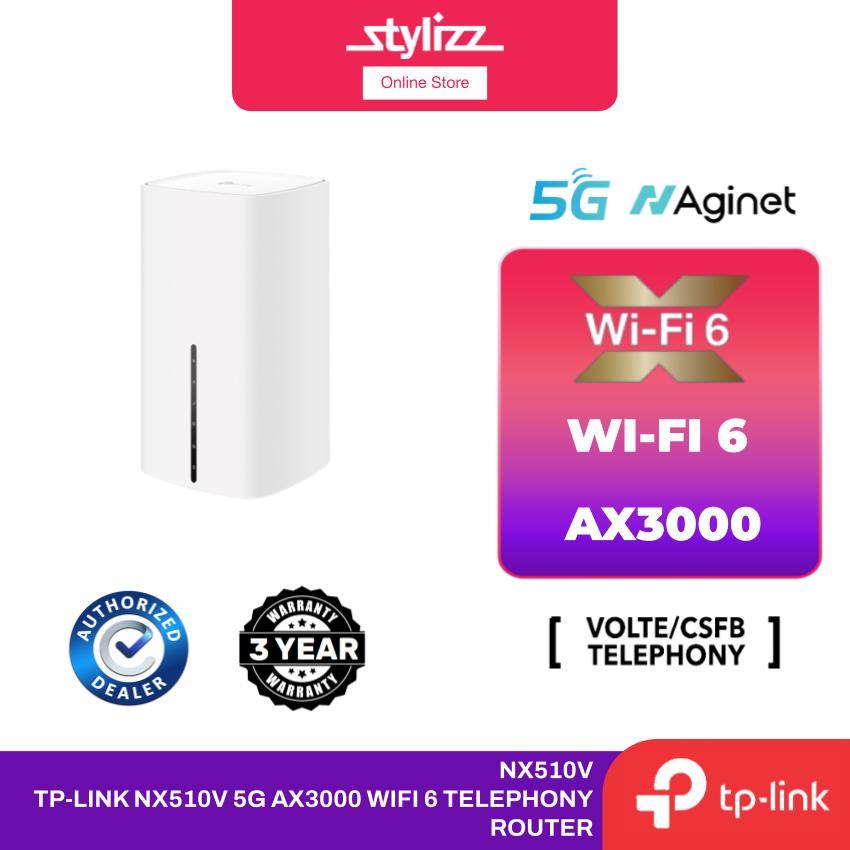 NX510v, 5G AX3000 Wi-Fi6 Telephony Router