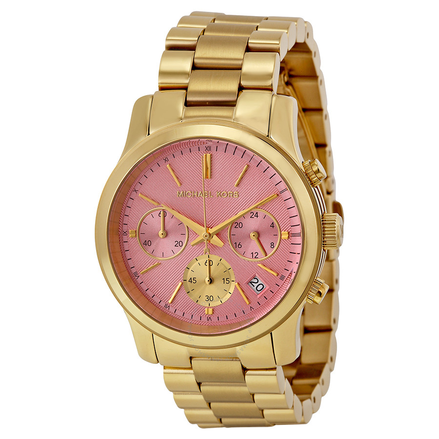 Pink Gold Michael Kors Watch Clearance 