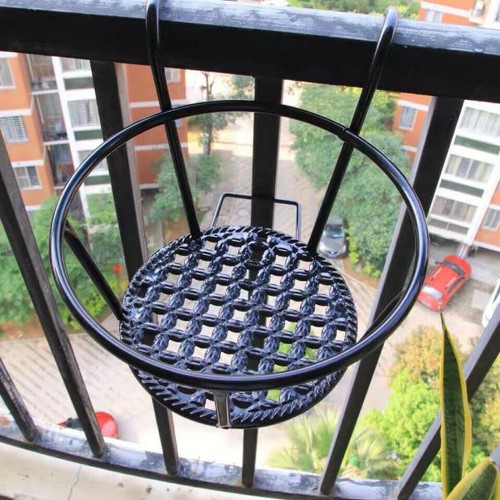 GIỎ SẮT ĐỂ CHẬU HOA TREO BAN CÔNG