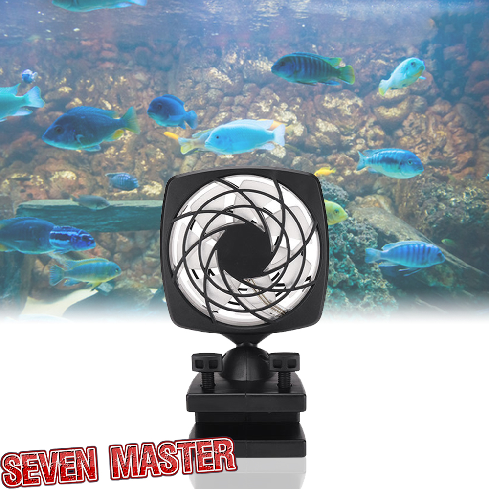 Seven Master Quạt Không Tiếng Ồn Cho Bể Cá Bể Điều Khiển Nhiệt Độ Tự Động Làm Mát Xoay 360 100-240V thumbnail