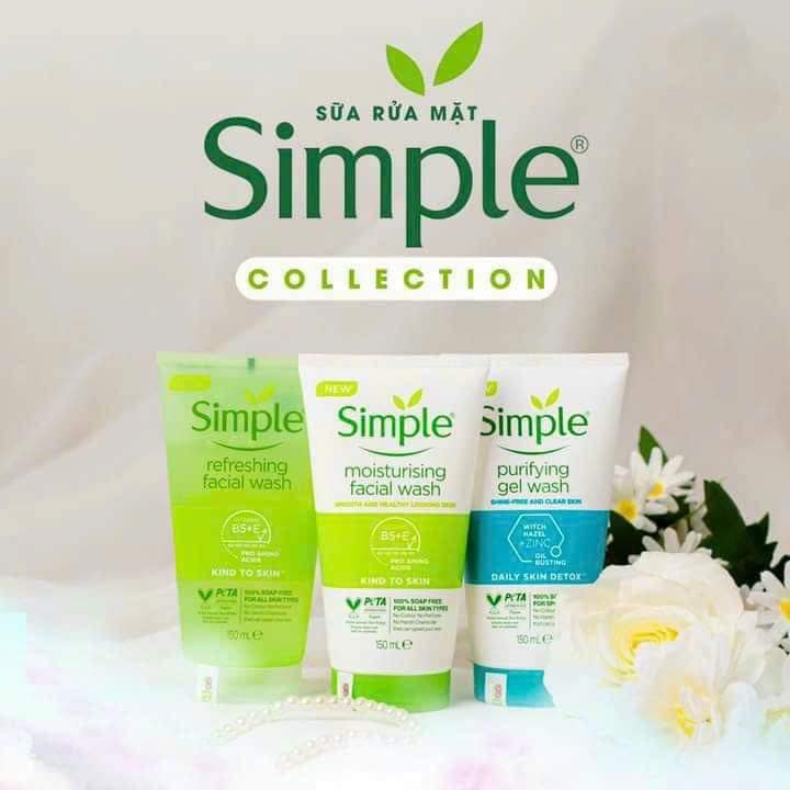 [Chính Hãng] Sữa Rửa Mặt Simple 150ml