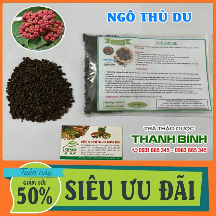 Ngô thù du 100g - gíup tiêu hóa tốt hơn