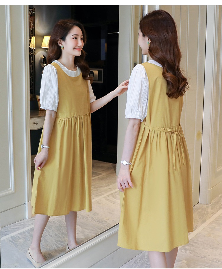 Đầm bầu đẹp đầm bầu giả yếm