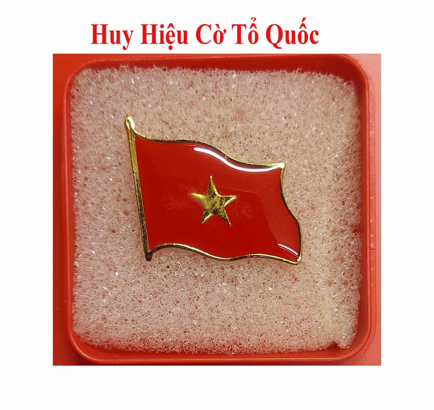 Huy Hiệu Bác Hồ Mạ Vàng 18k 100%