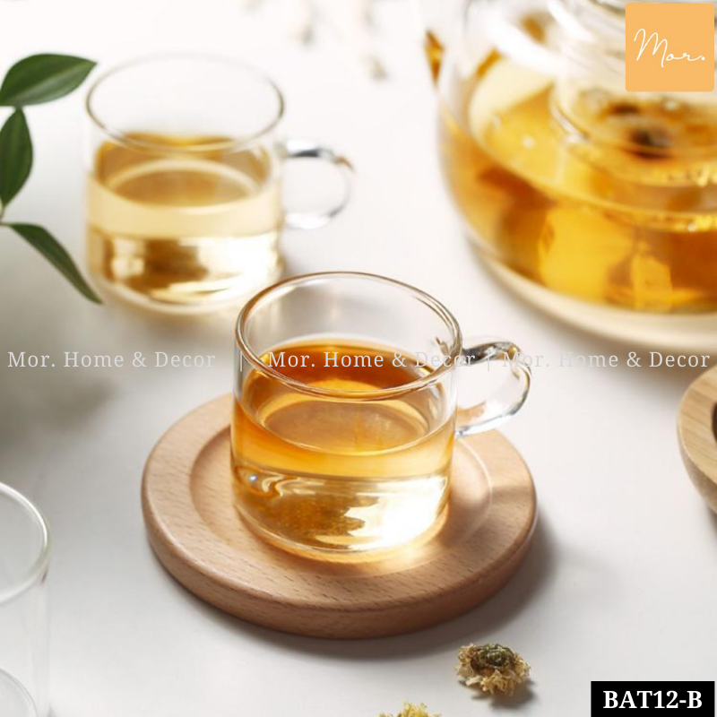 Bộ ấm trà thủy tinh chịu nhiệt - 900ml