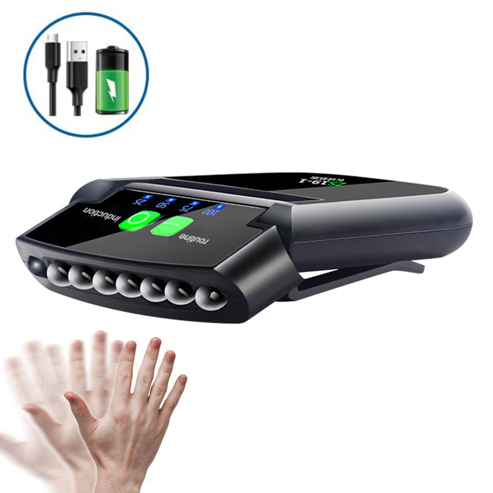 [In Stock] Original LED Clip on Cap Lights USB Rechargeable Cap Flashlight Clip  Intelligent Sensor Light Waterproof Ultra Bright Hands-Free Hat Light Flashlight Headlamp for Fishing Camping Hand Work